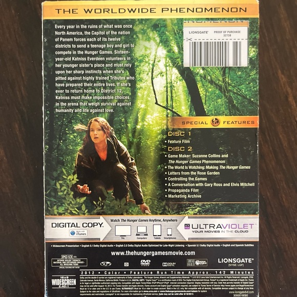 Hunger games dvd - Picture 3 of 6